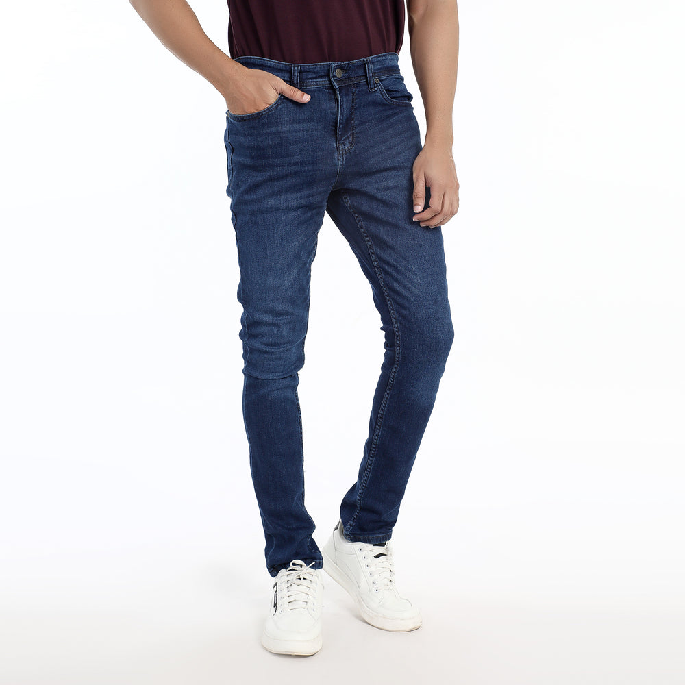 Men's Denim Pant - Dark Blue, Men's Casual Pants & Jeans, Chase Value, Chase Value