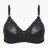 Women's Cotton Half Net Bra - Black, Women Bras, Chase Value, Chase Value