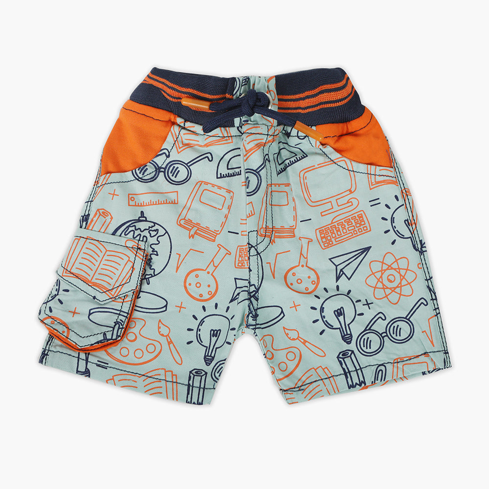 Newborn Boys Short - Orange, Newborn Boys Shorts & Pants, Chase Value, Chase Value