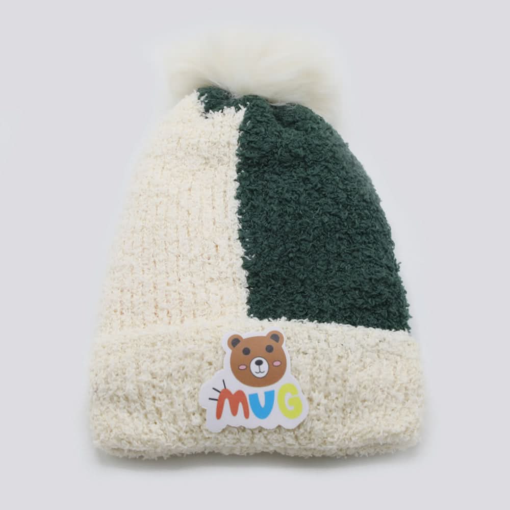 Kids Woollen Cap - Green, Boys Caps & Hats, Chase Value, Chase Value