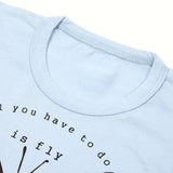 Girls Full Sleeves T-Shirt - Light Blue, Girls T-Shirts, Chase Value, Chase Value