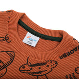 Boys Full Sleeves SweatShirt - Rust, Boys Hoodies & Sweat Shirts, Chase Value, Chase Value