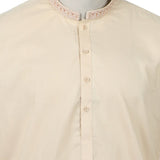 Men's Embroidered Stitched Shalwar Suit - Beige, Men's Shalwar Kameez, Chase Value, Chase Value