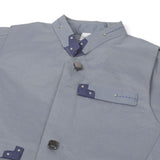 Newborn Boys Shalwar Suits Waistcoat - Grey, Newborn Boys Shalwar Suits, Chase Value, Chase Value
