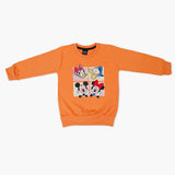 Girls Sweat Shirt - Orange, Girls T-Shirts, Chase Value, Chase Value