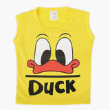 Newborn Boys Sando - Yellow, Newborn Boys Shirts & T-Shirts, Chase Value, Chase Value