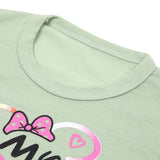 Girls Full Sleeves T-Shirt - Light Green, Girls T-Shirts, Chase Value, Chase Value