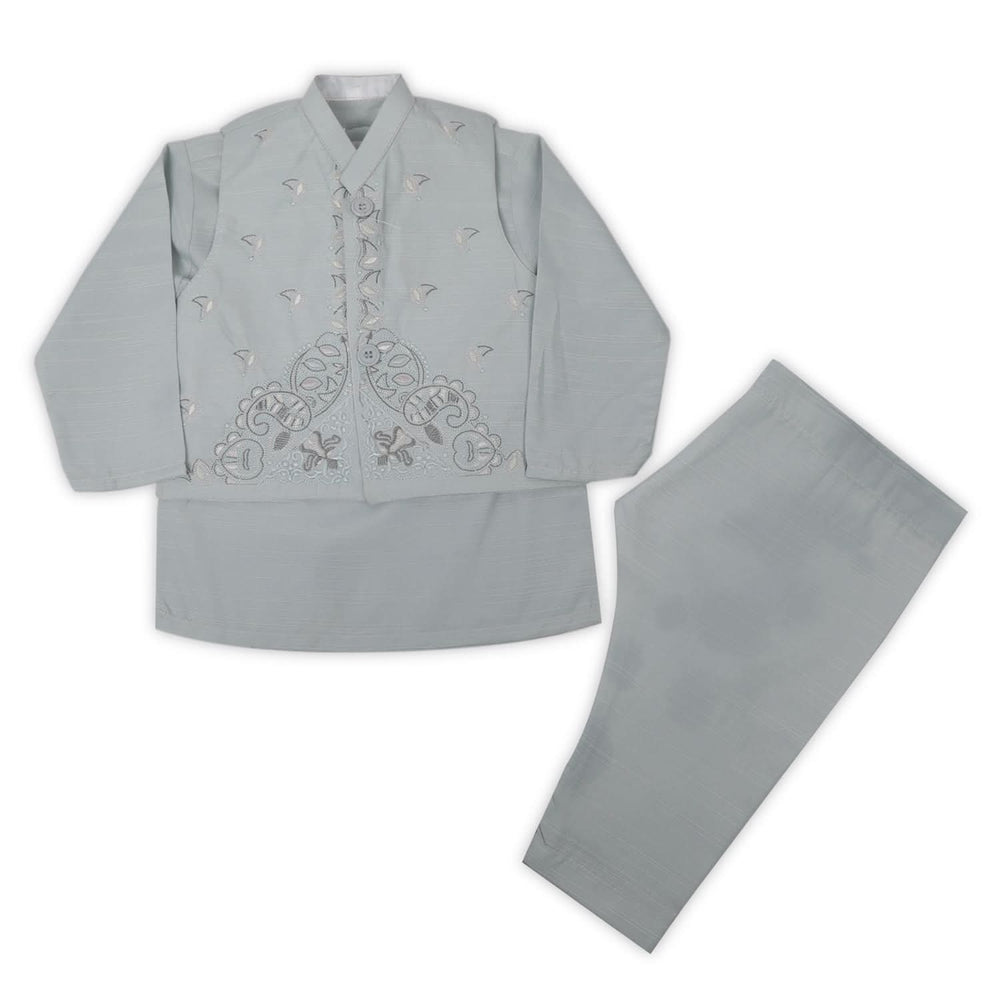 Newborn Boys Shalwar Suits Waistcoat - Light Blue, Newborn Boys Shalwar Suits, Chase Value, Chase Value