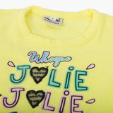 Newborn Girls Half Sleeves Suit - Yellow, Newborn Girls Sets & Suits, Chase Value, Chase Value
