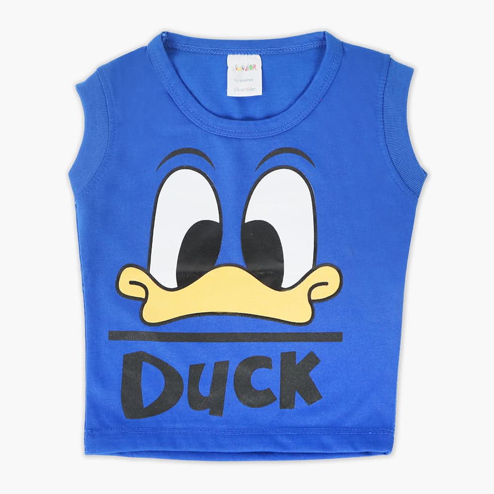 Newborn Boys Sando - Royal Blue, Newborn Boys Shirts & T-Shirts, Chase Value, Chase Value