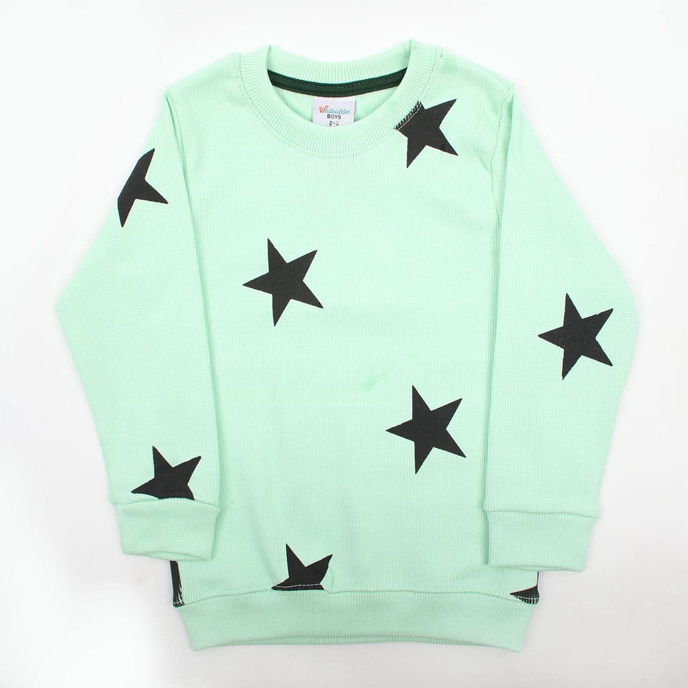 Boys Full Sleeves SweatShirt - Light Green, Boys Hoodies & Sweat Shirts, Chase Value, Chase Value