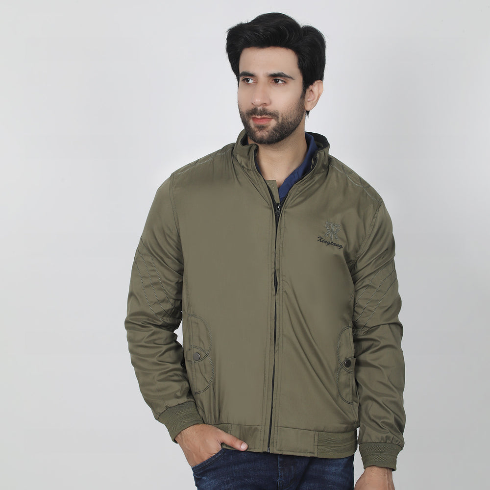 Men's Full Sleeves Jacket - Green, Men's Jackets & Hoodies, Chase Value, Chase Value