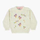 Eminent Girls Sweater - White, Girls Sweaters, Eminent, Chase Value