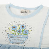 Newborn Girls Half Sleeves Suit - Light Blue, Newborn Girls Sets & Suits, Chase Value, Chase Value