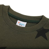 Boys Full Sleeves Sweat Shirt - Olive, Boys Hoodies & Sweat Shirts, Chase Value, Chase Value