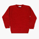 Eminent Boys Crew Neck Sweater - Red, Boys Sweaters, Eminent, Chase Value
