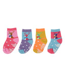 Girls Silicon 4Pcs Socks, Girls Socks, Chase Value, Chase Value