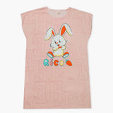 Women's Long Nighty T-Shirt - Light Pink, Women Night Suit, Chase Value, Chase Value