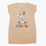 Women's Long Nighty T-Shirt - Peach, Women Night Suit, Chase Value, Chase Value