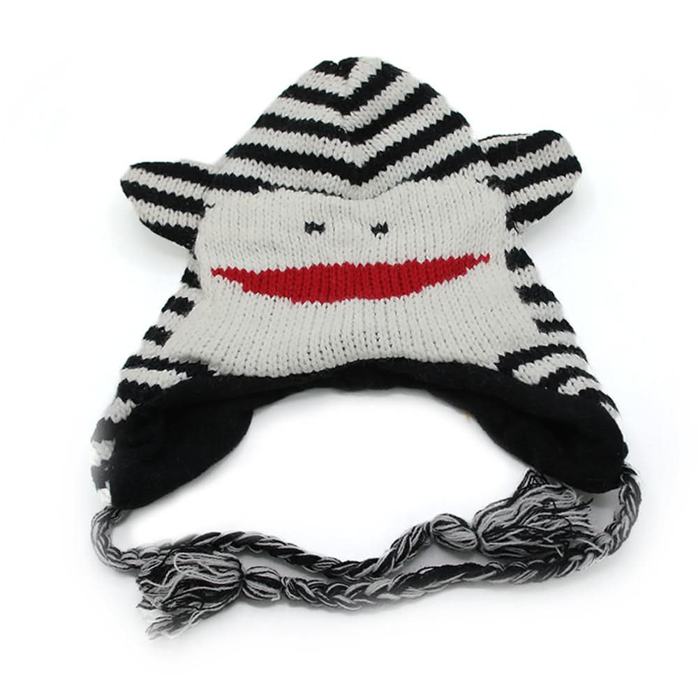 Kids Woollen Cap - Black, Girls Caps & Hats, Chase Value, Chase Value