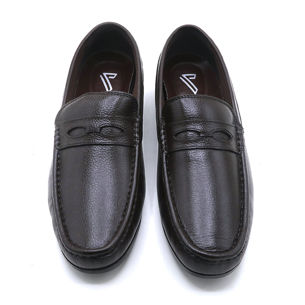 Valuable Casual Loafer Shoes D-1023/M321 - Brown, Men's Casual Shoes, Chase Value, Chase Value