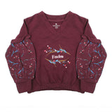 Eminent Girls Full Sleeves T-Shirt - Maroon, Girls T-Shirts, Eminent, Chase Value