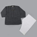 Newborn Boys Shalwar Suit - Charcoal, Newborn Boys Shalwar Suits, Chase Value, Chase Value