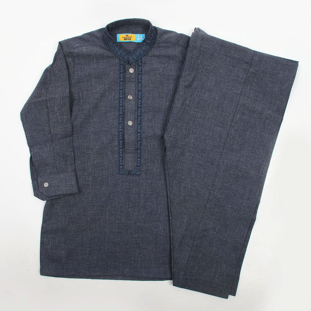 Eminent Boys Full Sleeves Shalwar Suits - Denim, Boys Shalwar Kameez, Eminent, Chase Value