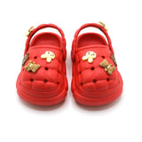 Girls Clogs Sandal - Red, Girls Sandals, Chase Value, Chase Value