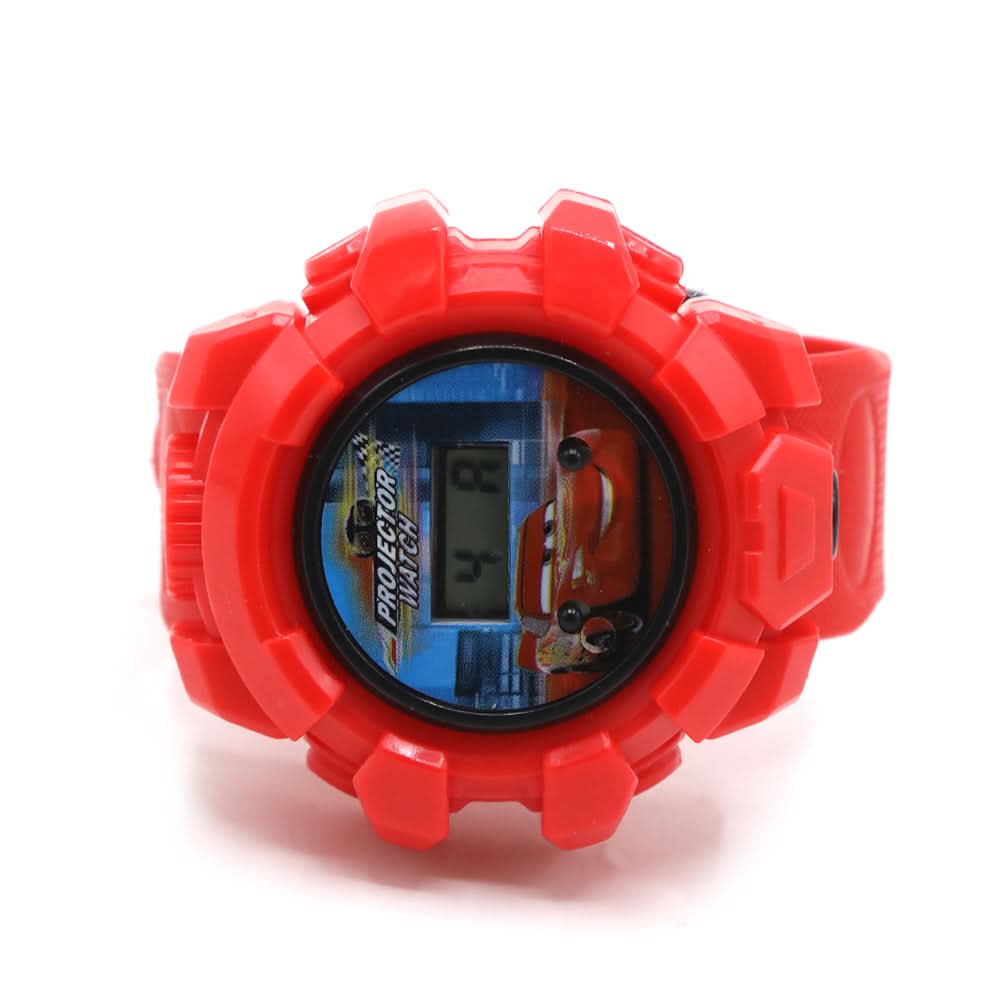 Projector Light Digital Watch - Red, Kids Watches, Chase Value, Chase Value