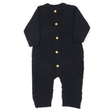 Eminent Newborn Girls Full Sleeves Romper - Navy Blue, Newborn Girls Rompers, Eminent, Chase Value