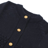 Eminent Newborn Girls Full Sleeves Romper - Navy Blue, Newborn Girls Rompers, Eminent, Chase Value