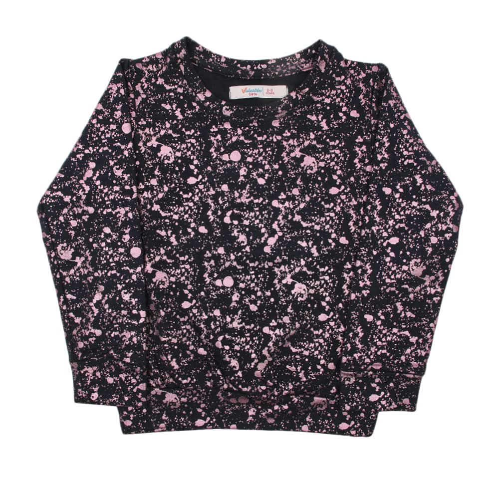 Girls Full Sleeves Sweat Shirt - Purple, Girls Hoodies & Sweat Shirts, Chase Value, Chase Value