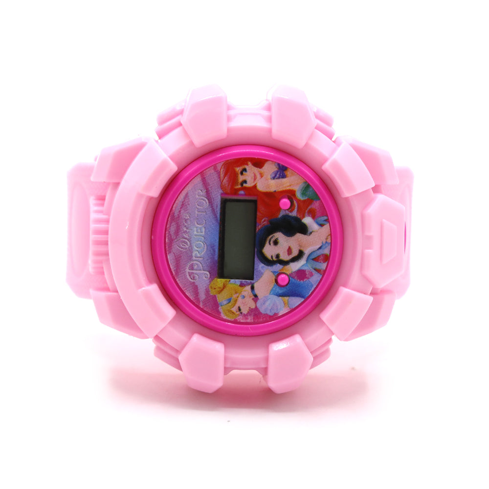 Projector Light Digital Watch - Pink, Kids Watches, Chase Value, Chase Value
