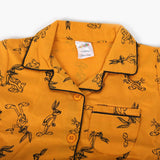 Newborn Girls Night Suit - Mustard, Newborn Girls Sets & Suits, Chase Value, Chase Value