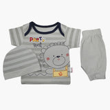 Newborn Boys Gift Set 05 Pcs - Grey, Newborn Gift Set, Chase Value, Chase Value
