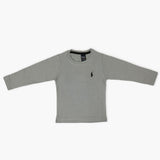 Boys Full Sleeves T-Shirt - Light Grey, Boys T-Shirts, Chase Value, Chase Value