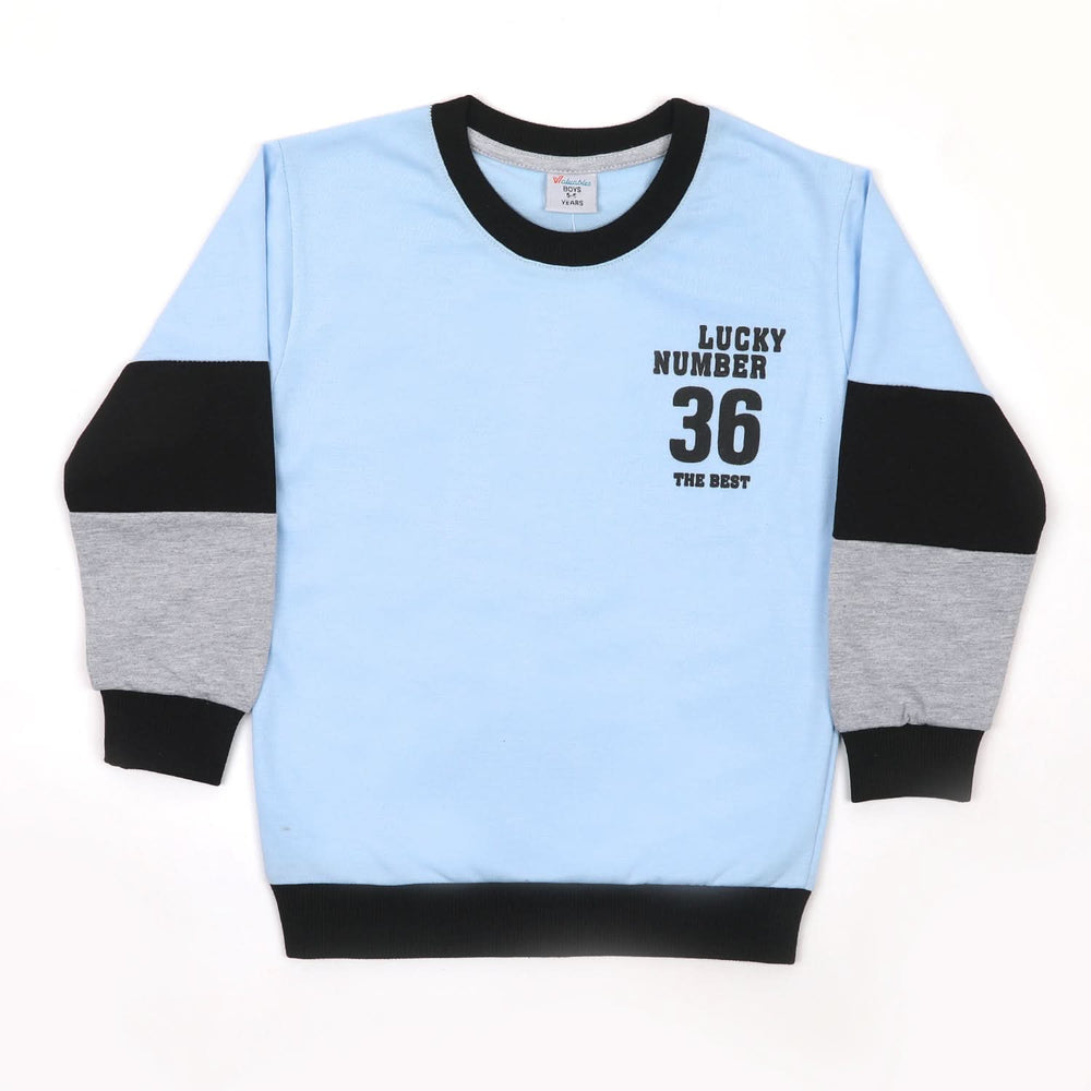 Boys Full Sleeve SweatShirt - Blue, Boys Hoodies & Sweat Shirts, Chase Value, Chase Value