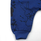 Newborn Girls Full Sleeves Romper - Royal Blue, Newborn Girls Rompers, Chase Value, Chase Value