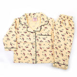 Newborn Girls Ful Sleeves Night Suit - Fawn, Newborn Girls Sets & Suits, Chase Value, Chase Value