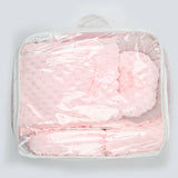 Baby Carry Nest Fancy 7pcs Set - Pink, Newborn Gift Set, Chase Value, Chase Value