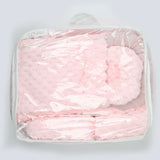 Baby Carry Nest Fancy 7pcs Set - Pink, Newborn Gift Set, Chase Value, Chase Value