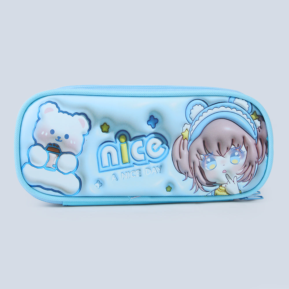 Pencil Pouch - Blue, Pencil Boxes & Stationery Sets, Chase Value, Chase Value