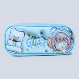 Pencil Pouch - Blue, Pencil Boxes & Stationery Sets, Chase Value, Chase Value