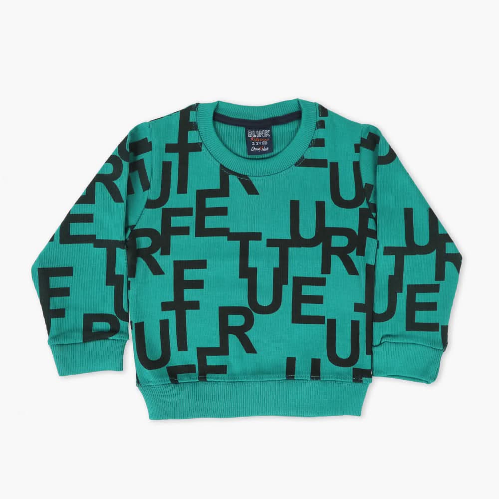Boys Sweatshirt - Green, Boys Hoodies & Sweat Shirts, Chase Value, Chase Value