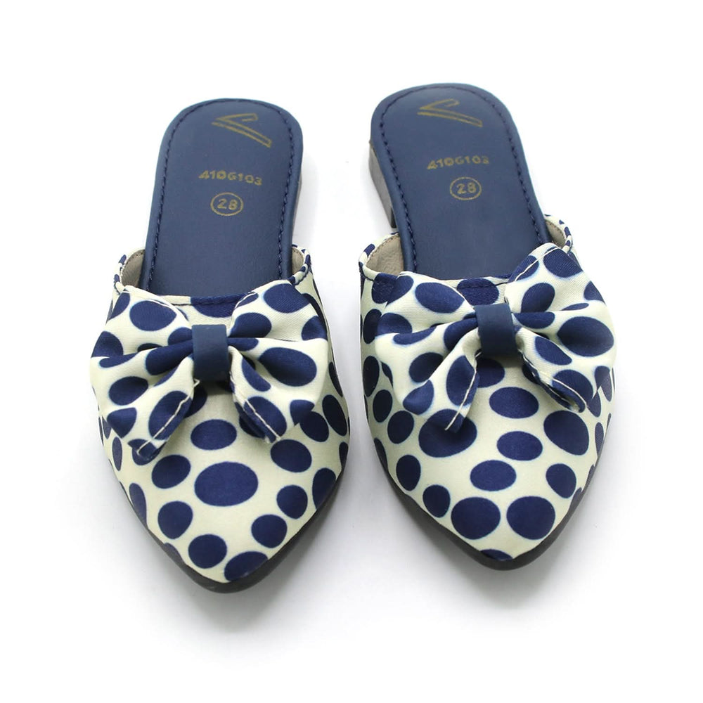 Girls Backless Pump - Blue, Girls Backless Pump, Chase Value, Chase Value