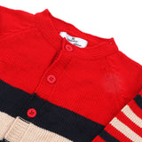 Newborn Boys Sweater Suit - Red & Navy Blue, Newborn Boys Sets & Suits, Chase Value, Chase Value
