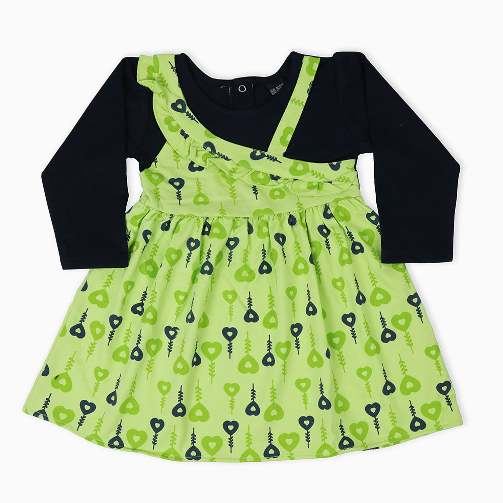 Girls Frock - Light Green, Girls Frocks, Chase Value, Chase Value