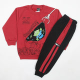 Boys Full Sleeves Suit - Red, Boys Sets & Suits, Chase Value, Chase Value