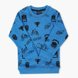 Boys Sweatshirt - Blue, Boys Hoodies & Sweat Shirts, Chase Value, Chase Value